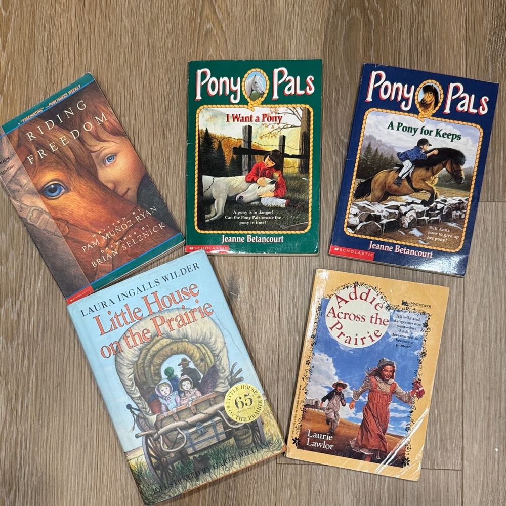 Five Children’s Books - Little House on the Prairie etc